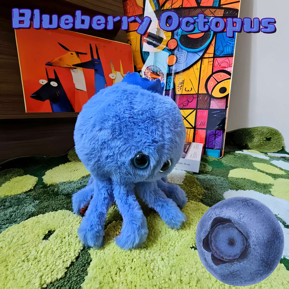 Plush Toyss Items Blueberry Octopus