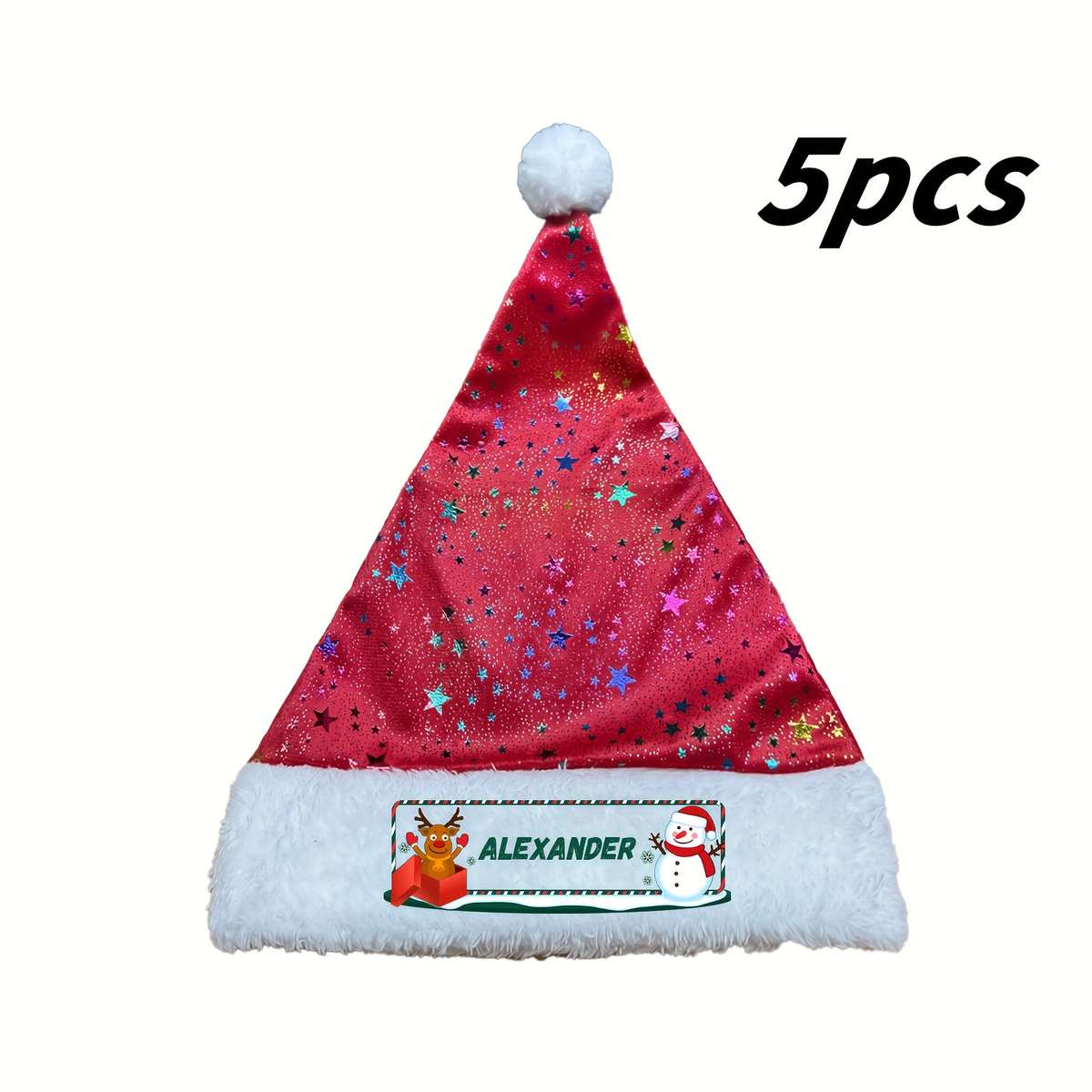 Christmas Decorations Items Red Quantity 5Pcs