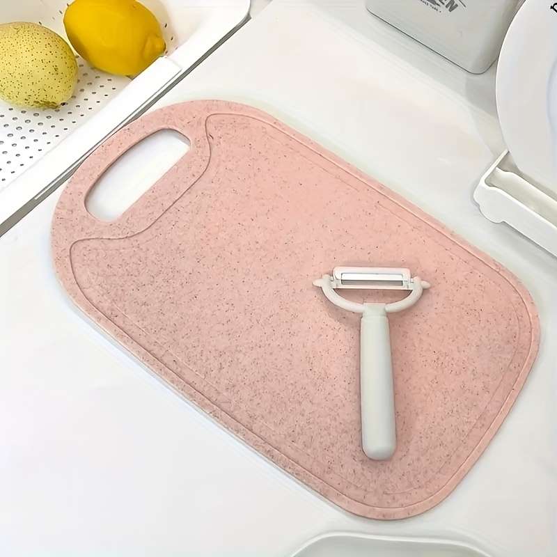 Cutting Board Color Pink Color Modelhorn Plastic Cutting Board 32.6*20.1Cm