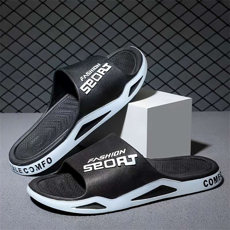 Men Slippers Summer Style White Size Uk 7