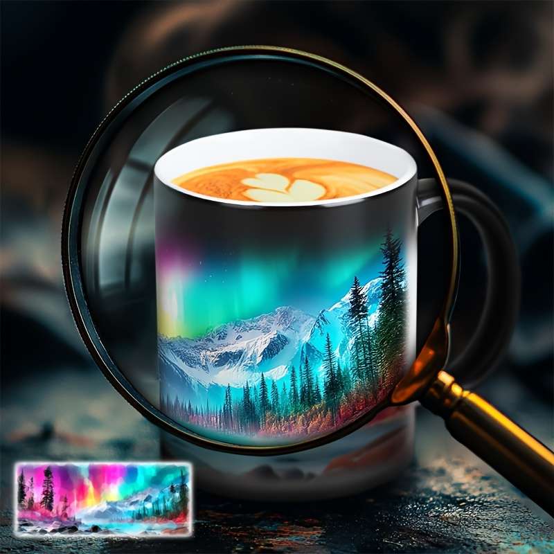 Water Cup Style Romantic Aurora Color Changing Cup
