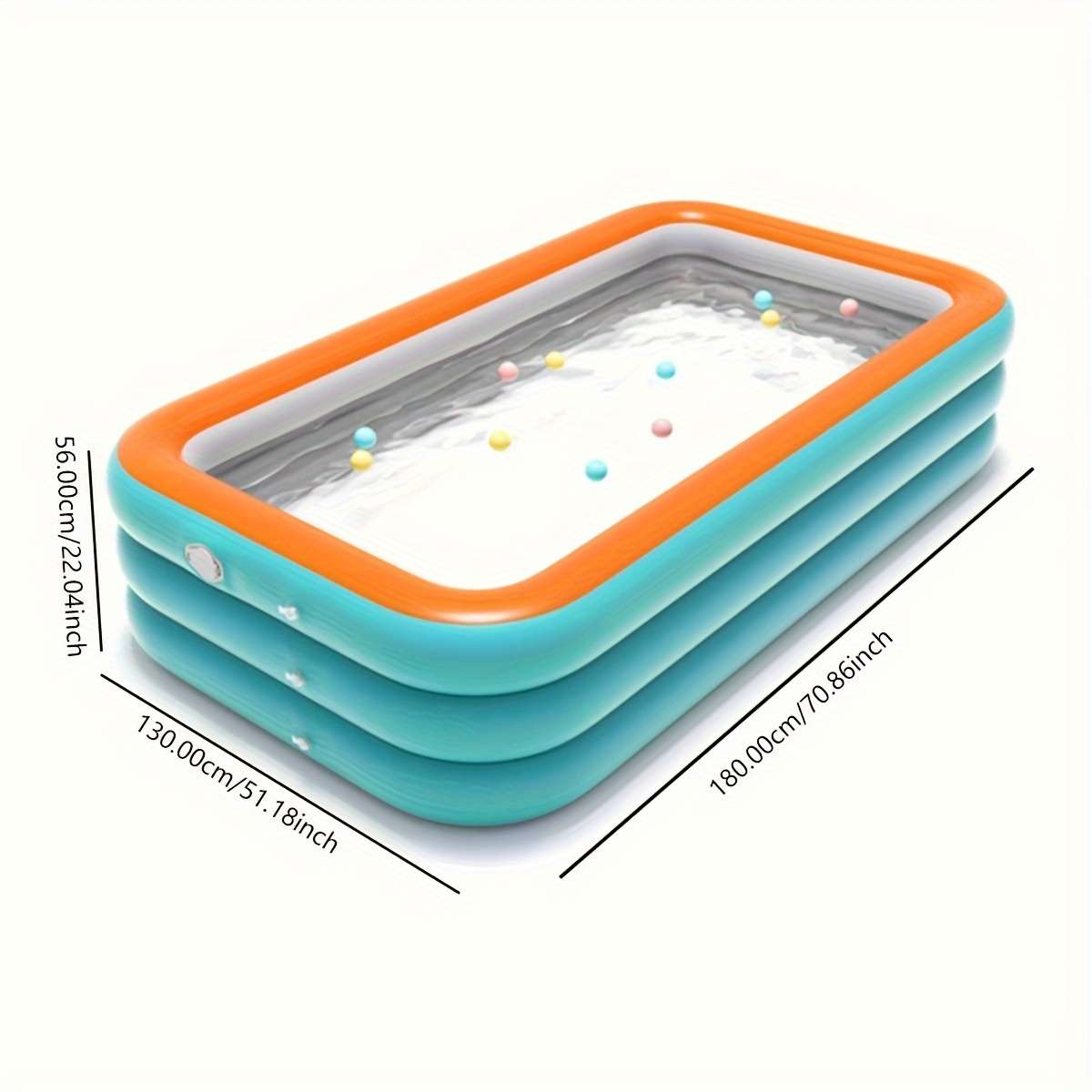 Swimming Pool Size 210Cm82.7Inchthreelayer Flat Bottom