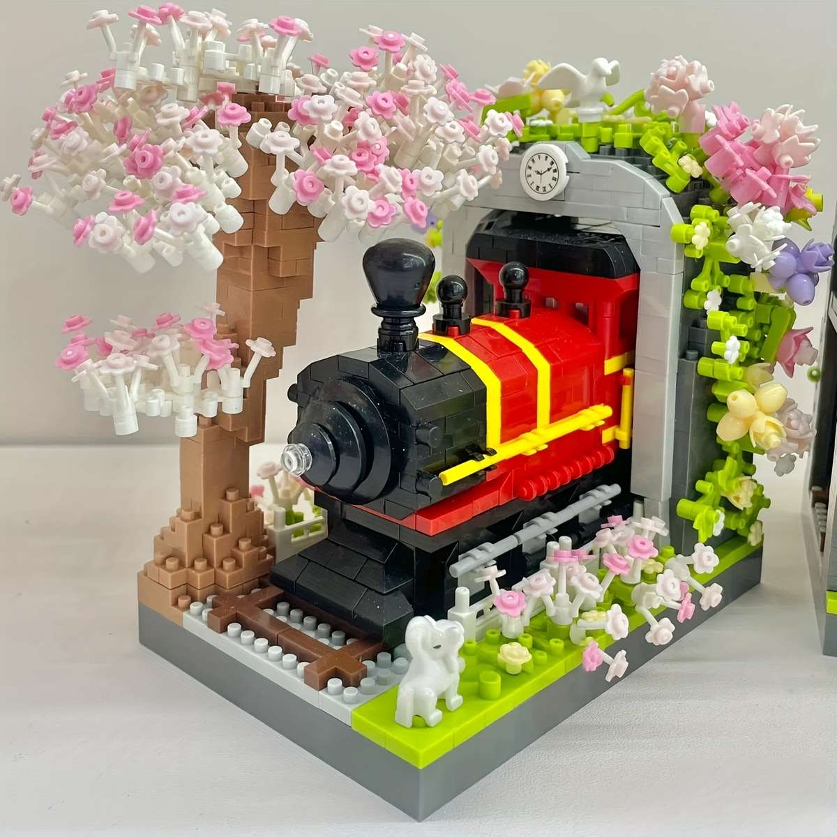 Building Toy Architectural Model Toy Set Model Cherry Blossom Tree House