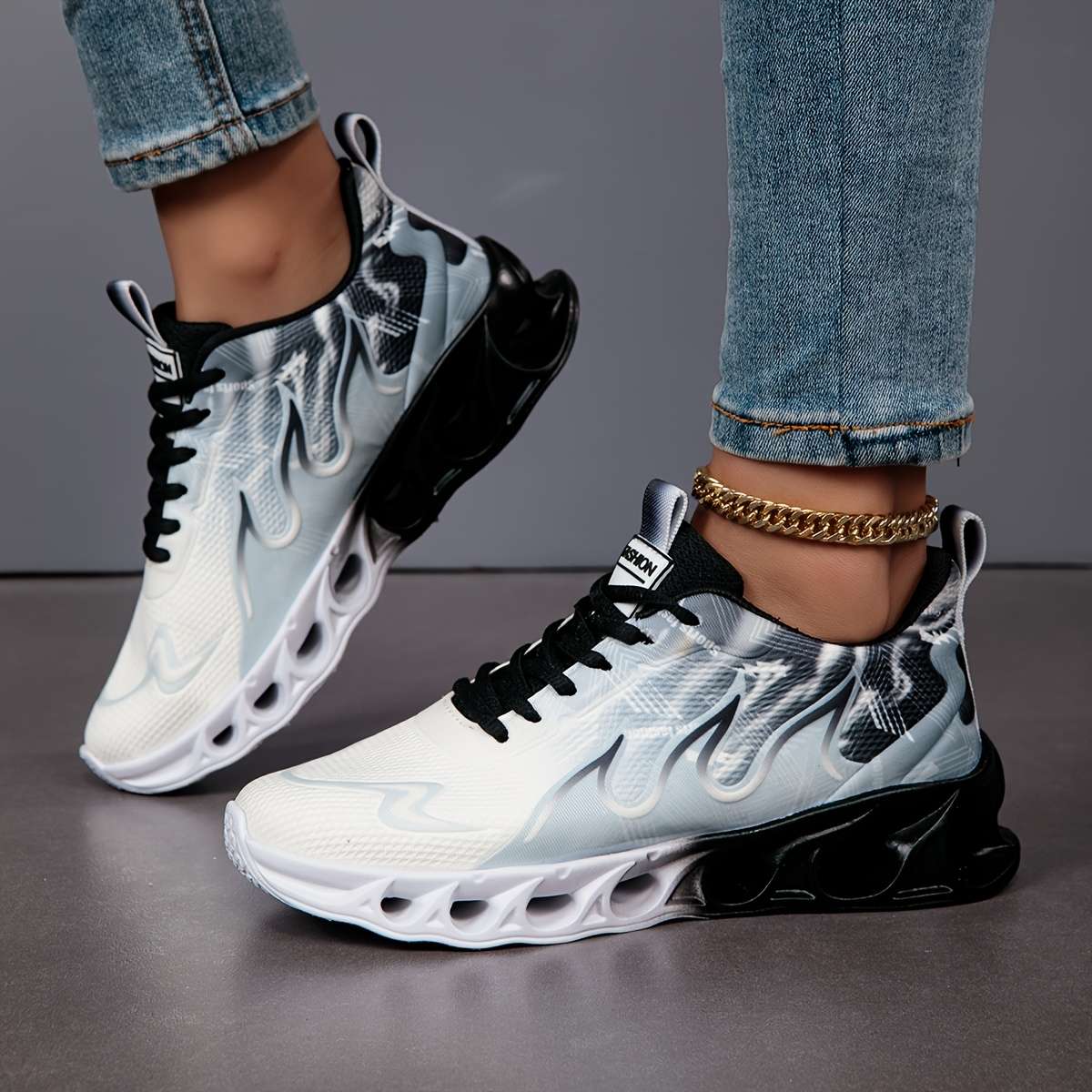 Sneakers Color Black Sizeuk 7