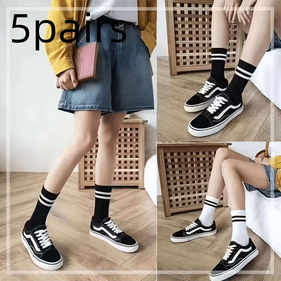 Women S Socks Color 5 Pairs In Random Mixed Colors