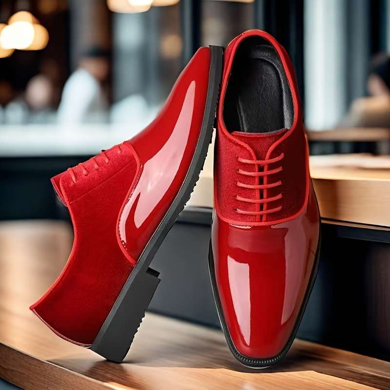 Mens Leather Shoes Color Black Sizeuk 5