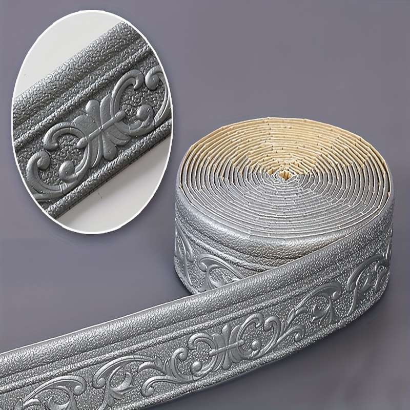 Skirting Board Gray Size 3.07Inx 10.0Meter