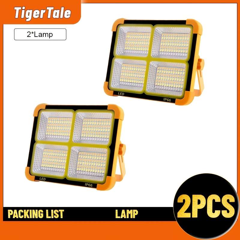Solar Emergency Lights Items Portable Lamp 2Pcs