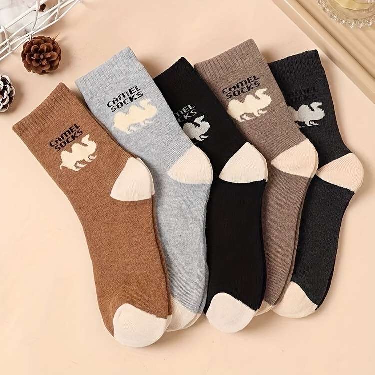 Women S Socks Color Five Pairs Of Mixed Colors