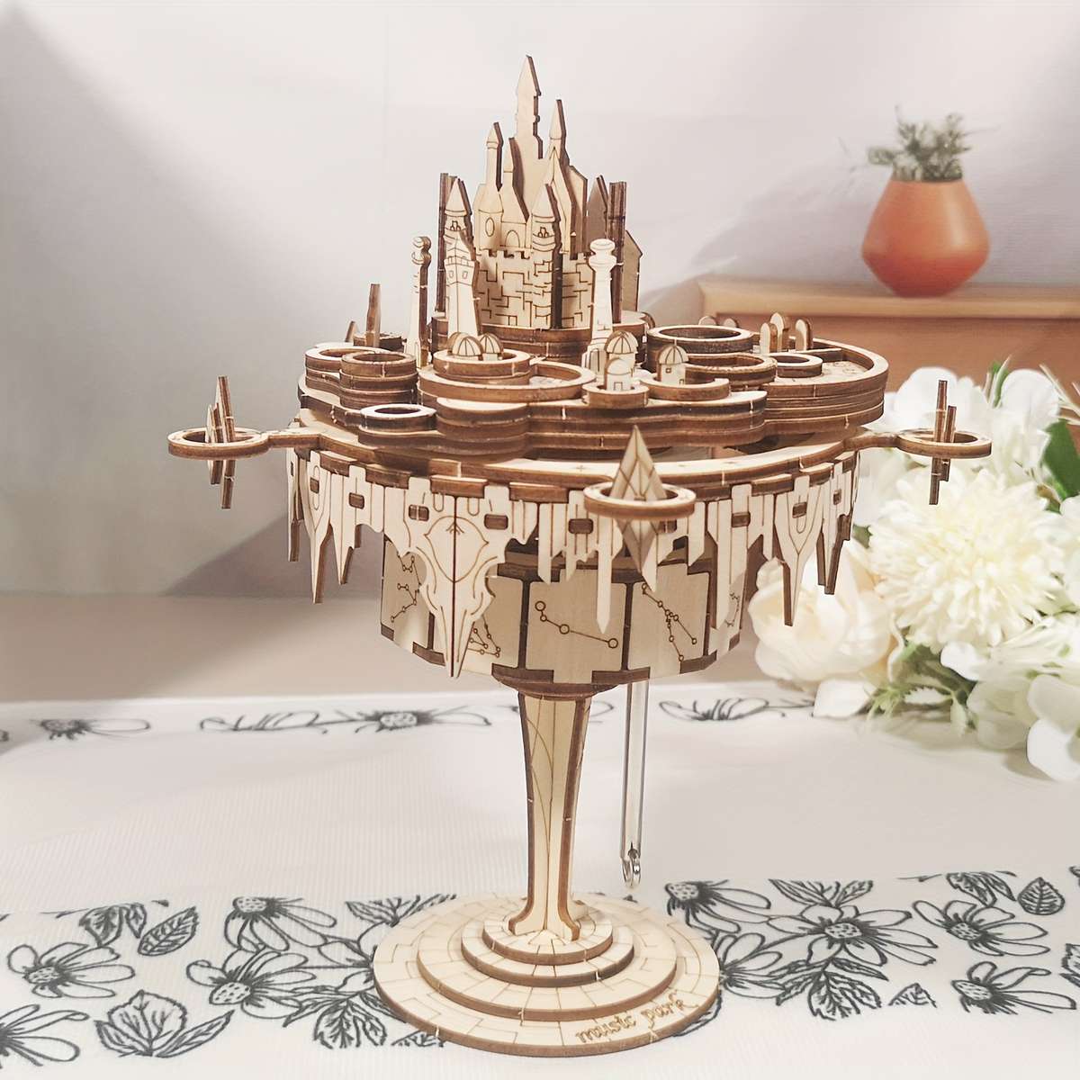3D Building Model Puzzle Set Style Castle