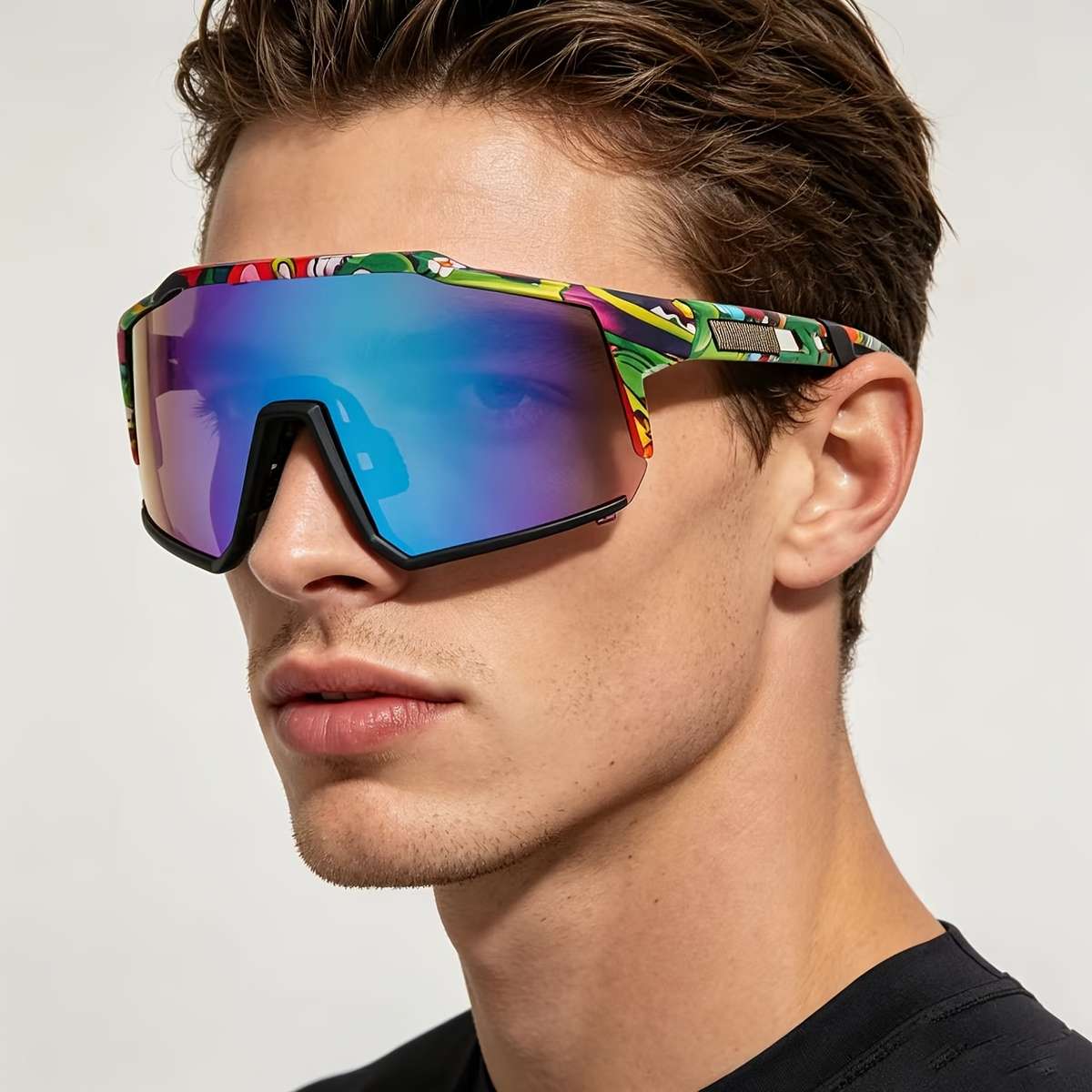 Cycling Glasses Color Red