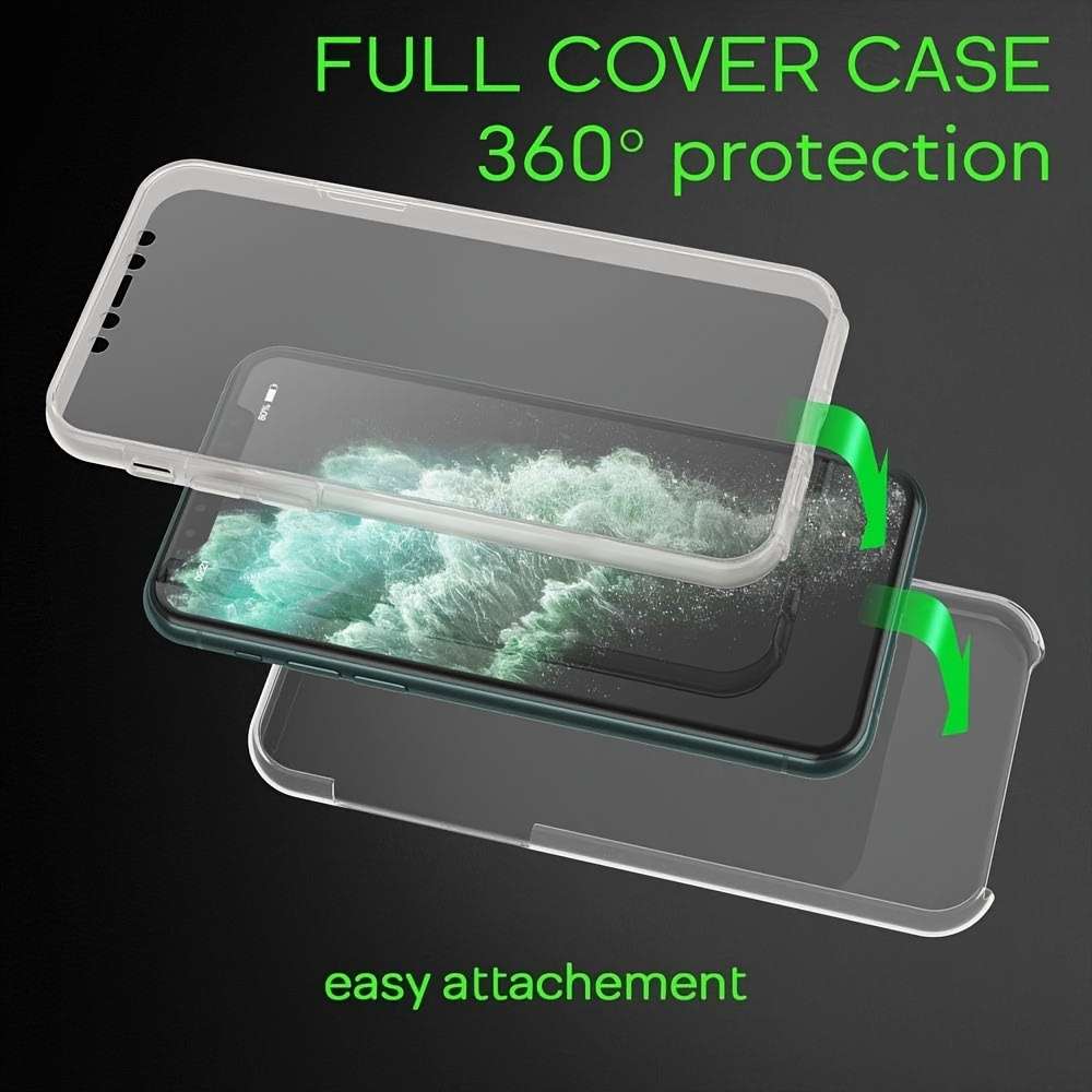 1pc For iPhone 15 Full Body Protective Case