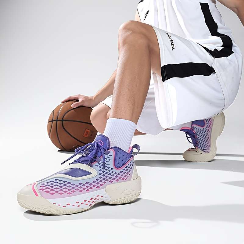 Sneakers White Purple Size Uk 7
