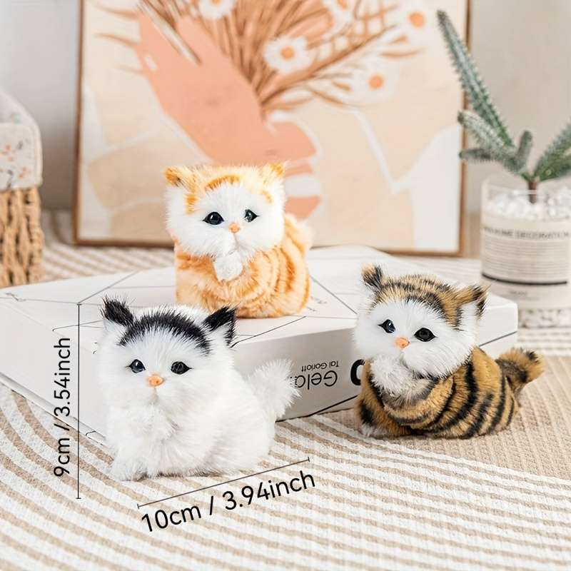 Plush Toys Color Leg Lifting Cat Blackhead