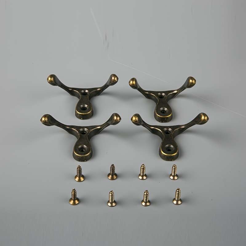 Hook Upquantity 6Pcs With Matching Vintage Screws