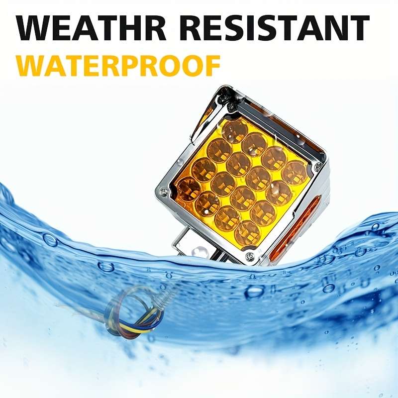 Car Lights Items Square Doublesided Lamp 2 Pack
