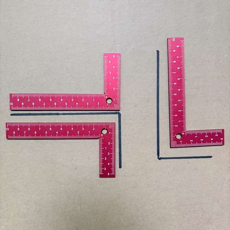 Angle Ruler Color Red Quantity2Pcs