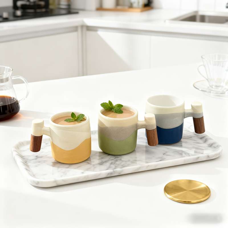 Water Cup Quantity 2 Gradient Green
