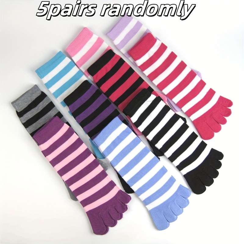 Women S Socks Color Random 5 Pairs Size Asian Onesize
