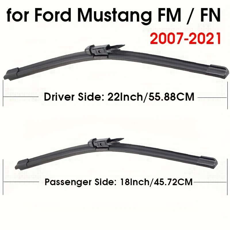 Windshield Wipers Model For Ford Mustang 2007 2021