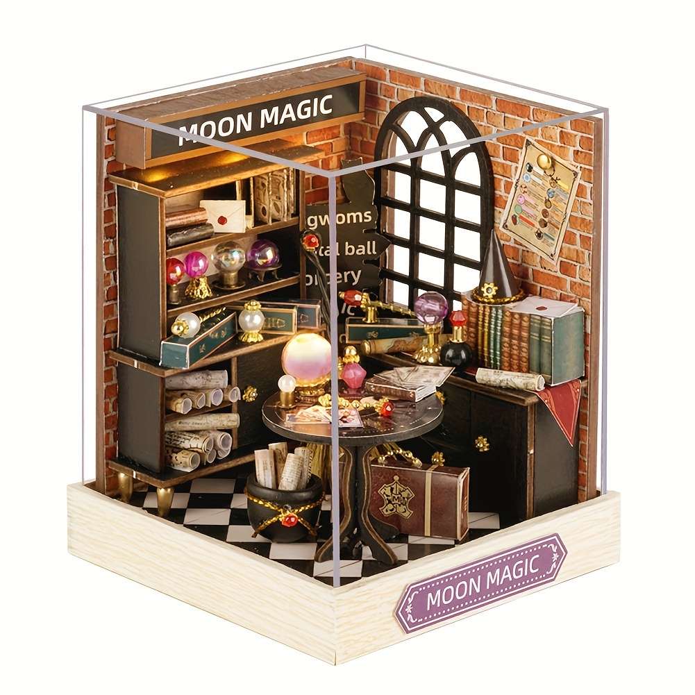 Building Toy Architectural Model Toy Set Style Moon Magic