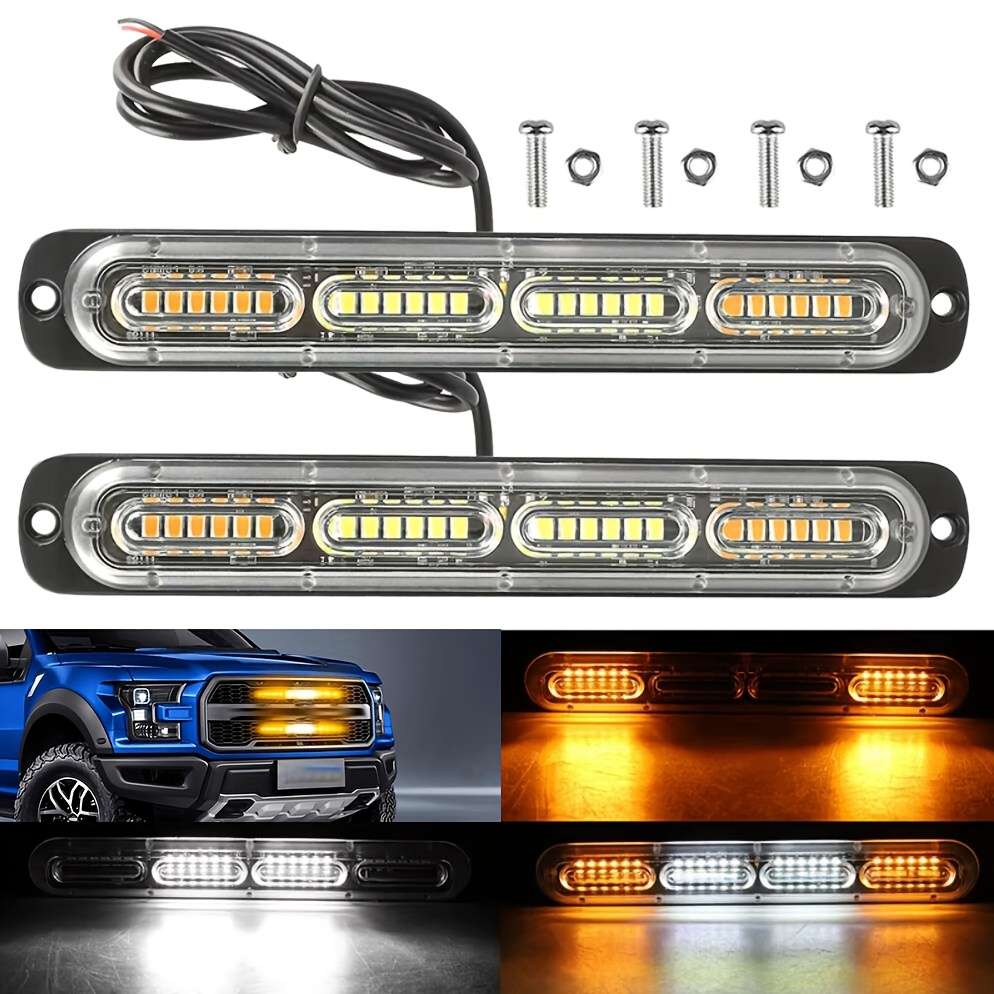 Car Lights Items 2Pcs Yellow
