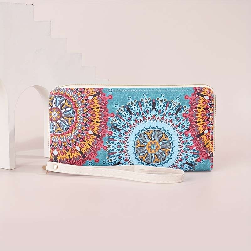 Stylish Women'S Wallet 2025 New Long Style Large Capacity Handbag Pattern Design Zipper Wallet