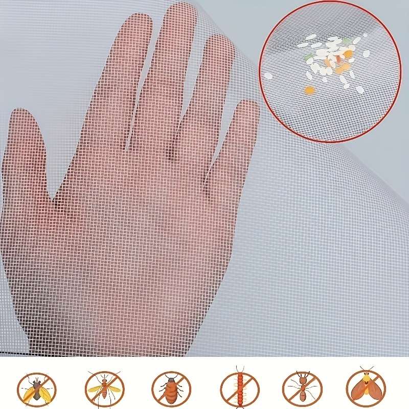 Mosquito Screens For Doors And Windows 2 White Mesh Screens  2 White Adhesive
