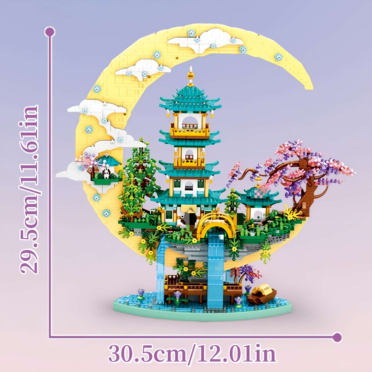 Building Toy Architectural Model Toy Set Model Guanghan Palace