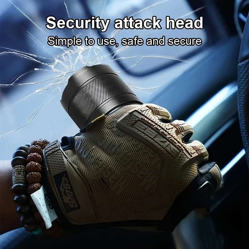 Versatile 1Pc Aluminum Alloy Outdoor Led Flashlight 6000Mah Travel Reliable