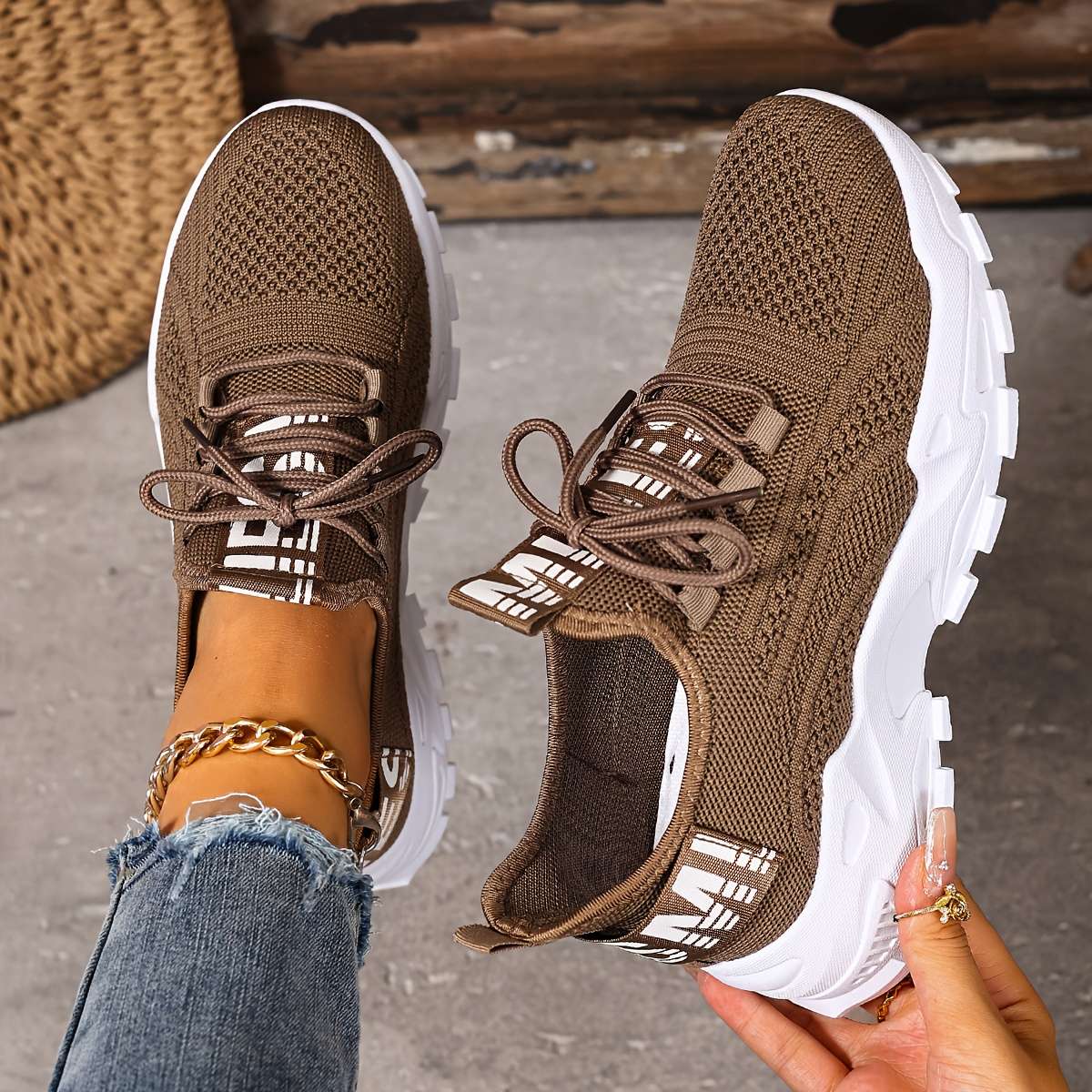 Women S Sneakers Color White Sizeuk 6.5