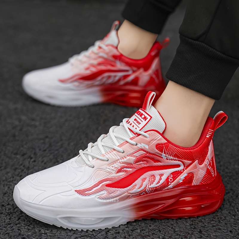 Sneakers Color White Red Sizeuk 7