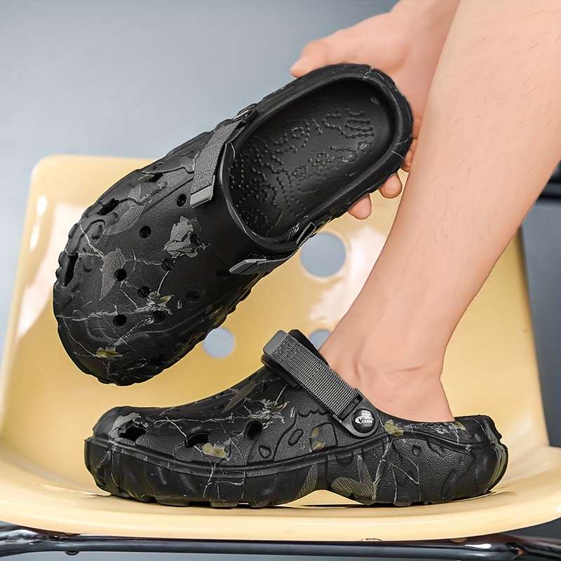 Men Slippers Summer Style White Size Uk 7