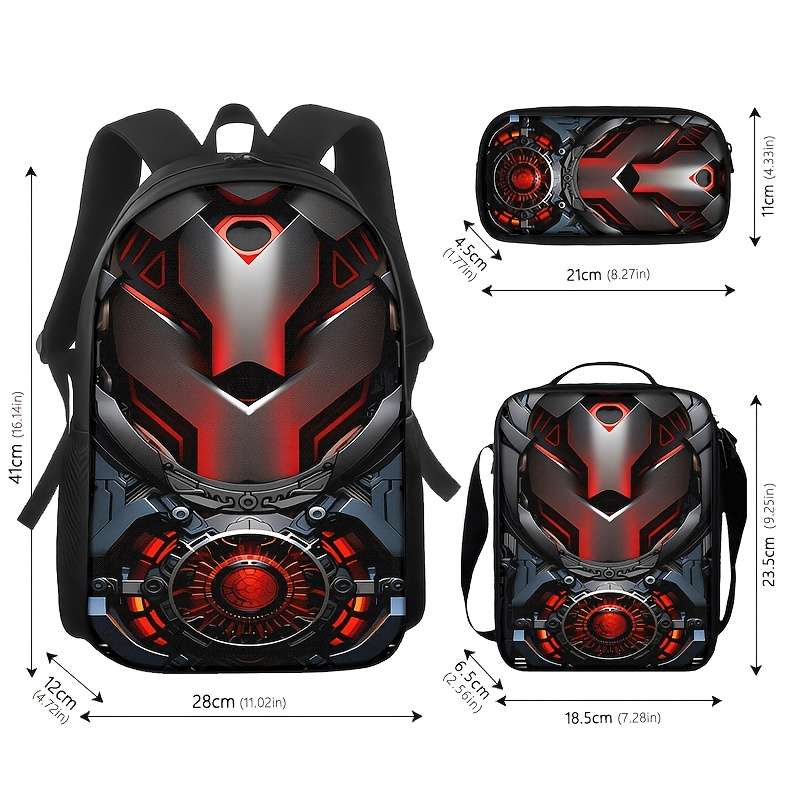 Men S Backpack 3Pcs
