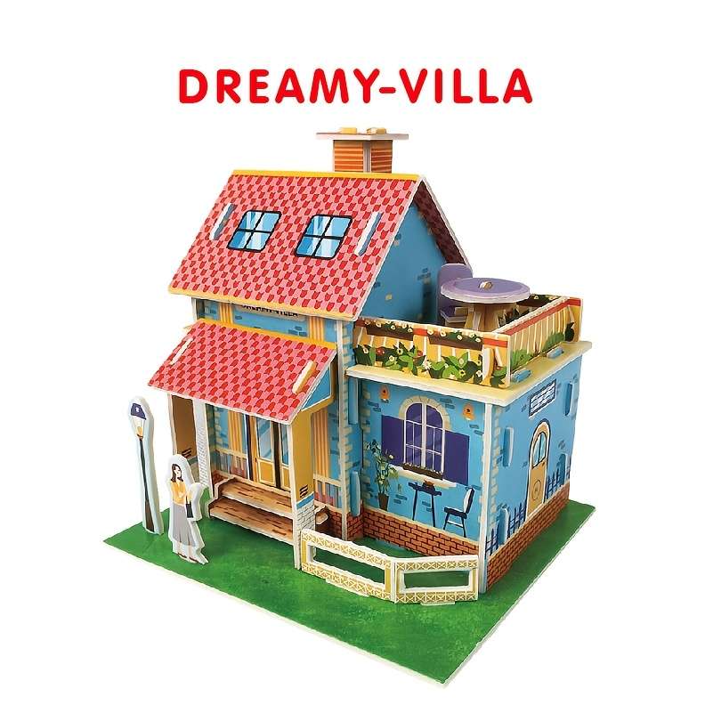 3D Building Model Puzzle Set Model A23004