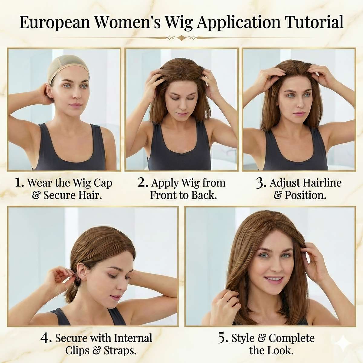 Women S Wigs Dyeing Hair Length50.8Cm