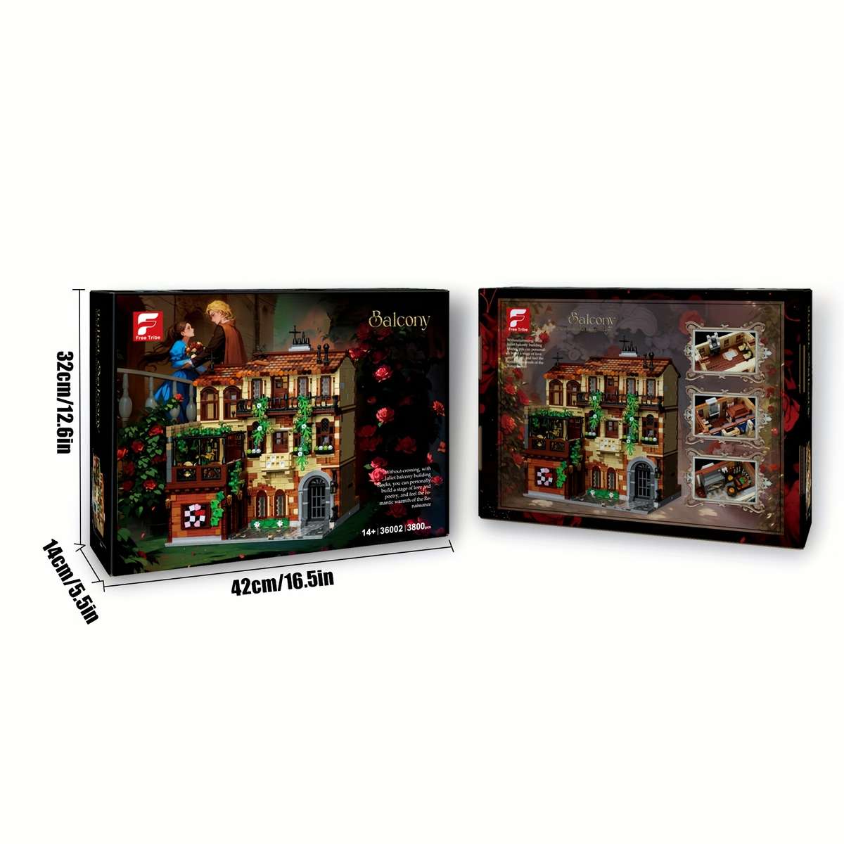 Building Toy Architectural Model Toy Set Style 36002 Balcony