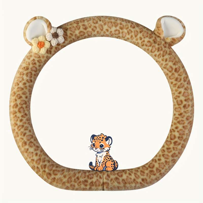 Car Steering Wheel Cover Leopard Print Model D Type