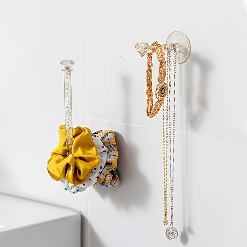 A Versatile Transparent Crystal Wall Hook A Hook That Won T Items 1 Long Wall Hook