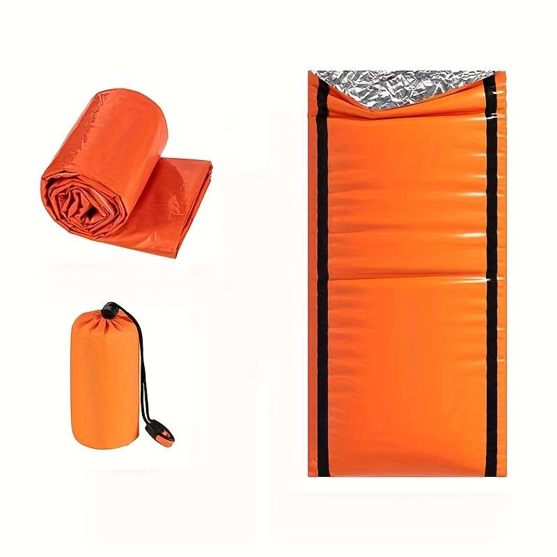 Premium 1 Tent 1 Sleeping Bag Combo Set Orange Sleeping Bag Outdoor Hiking Tent