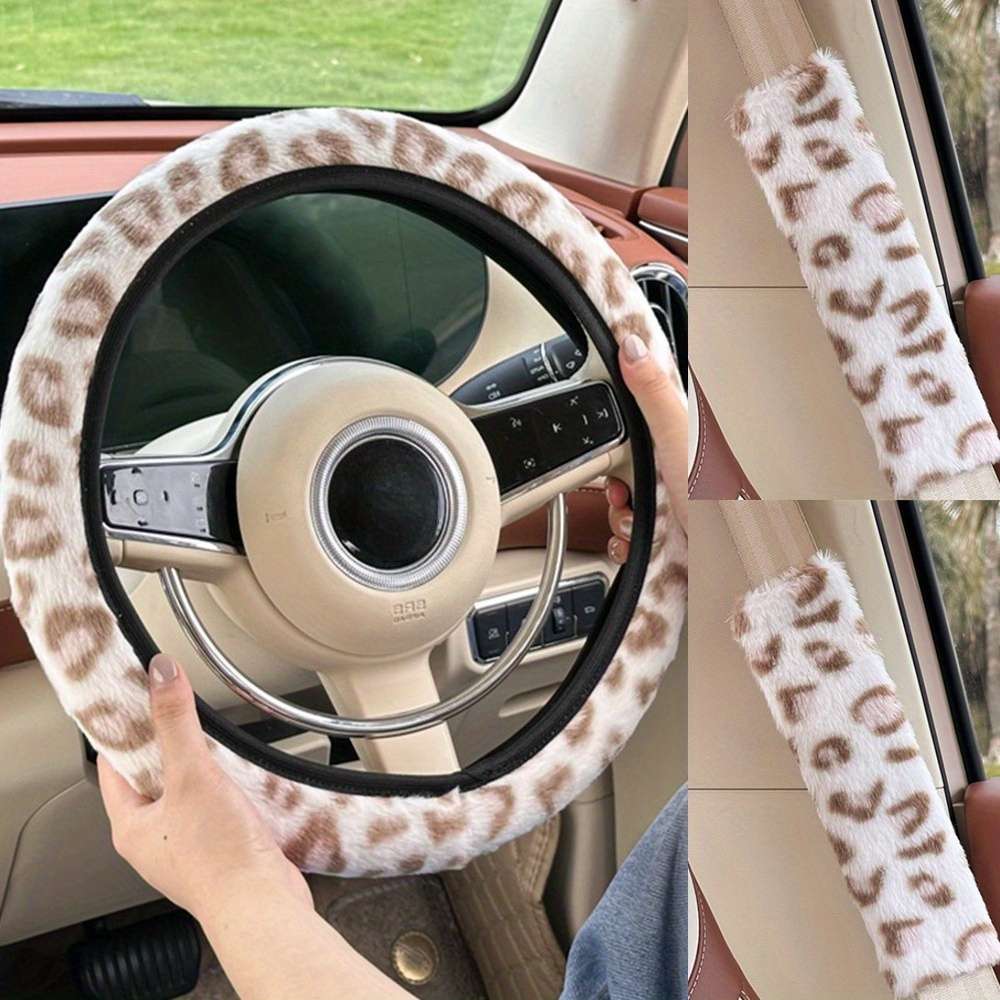 Car Steering Wheel Cover Pink