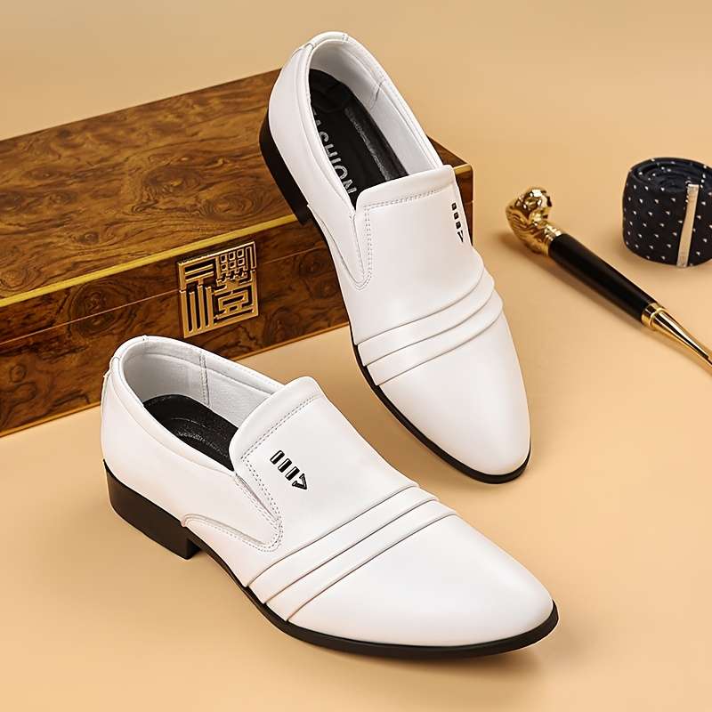 Mens Leather Shoes Color White Sizeuk 7