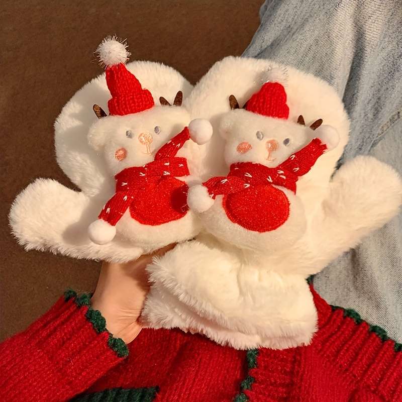 Winter Gloves Color Yellow To Duckling