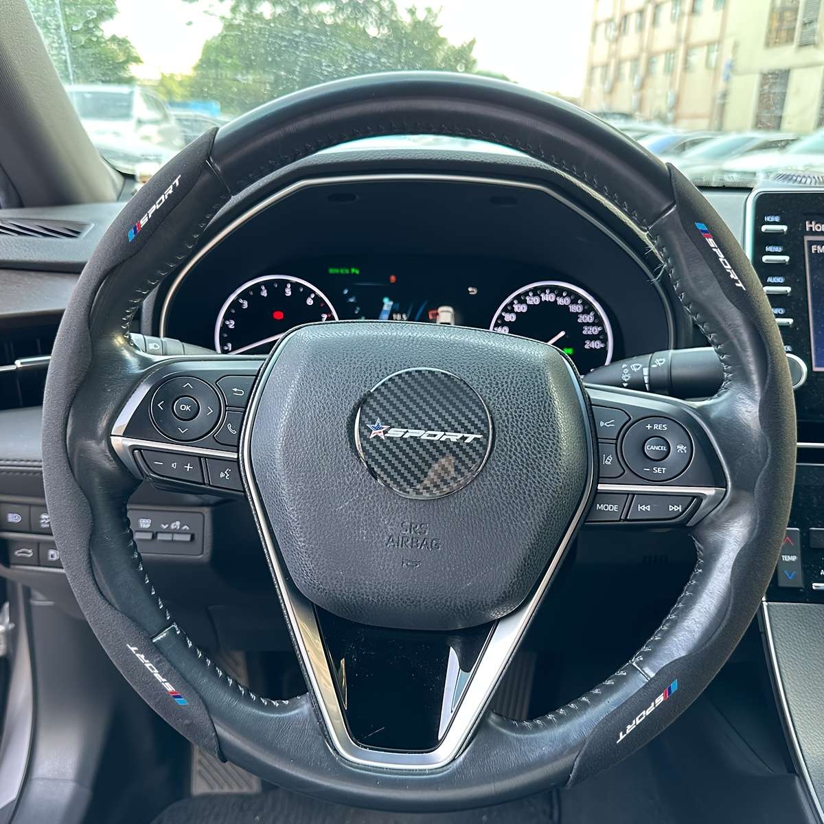 Car Steering Wheel Cover Red