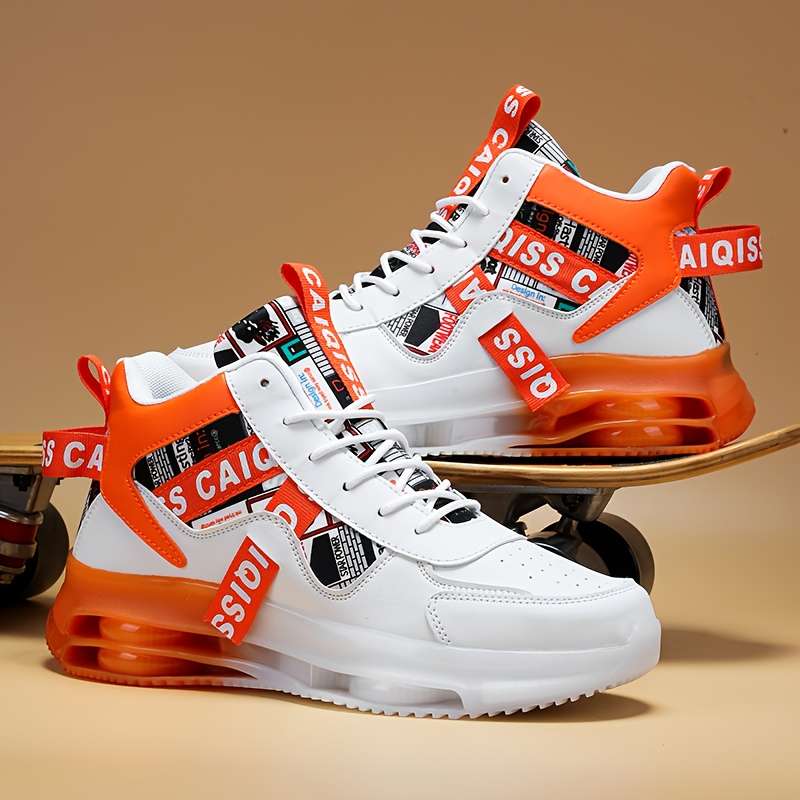 Sneakers Color White Orange Sizeuk 7