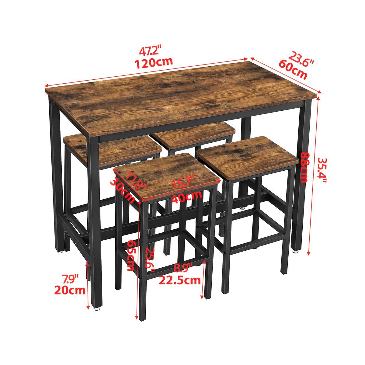 Dining Table Model 4 Chairs  1 Table