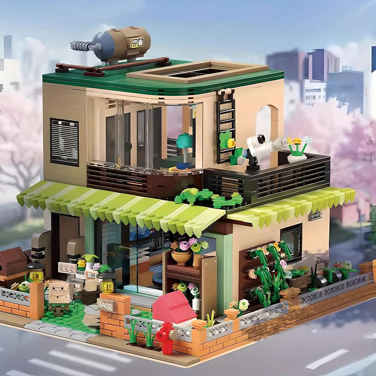 Building Toy Architectural Model Toy Set Model Jlz61007