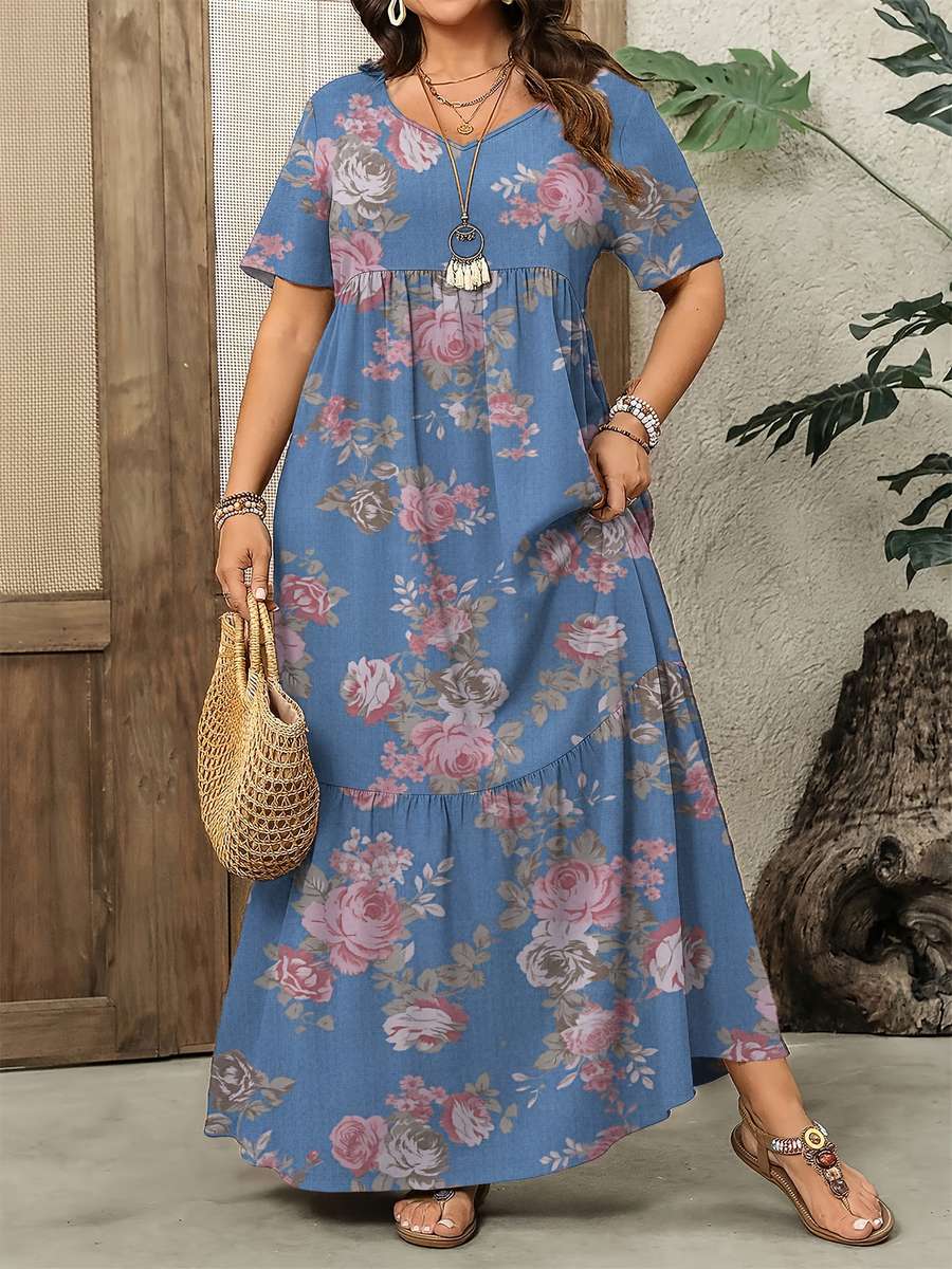 Women S Dress Color Multicolor Size 5Xl