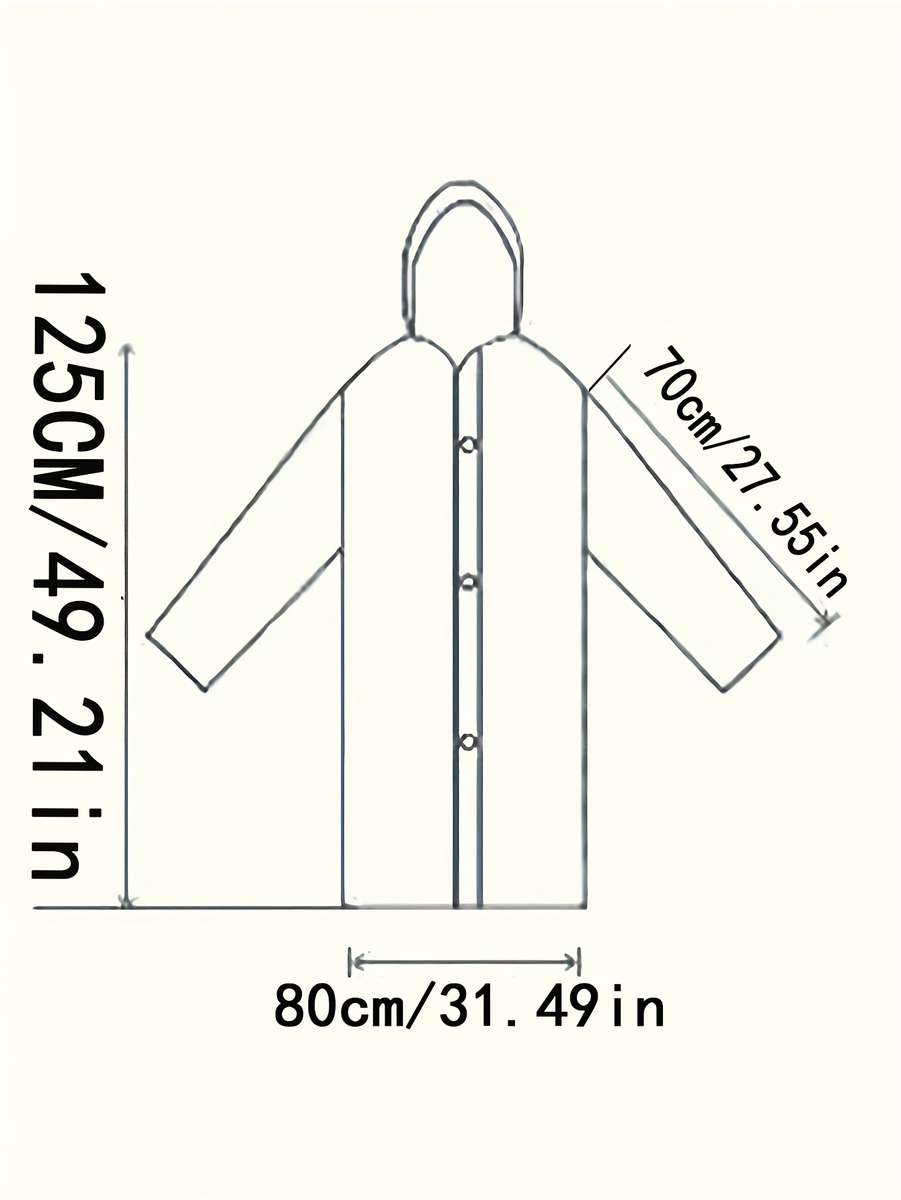 Raincoat Blackred Size Asian Onesize