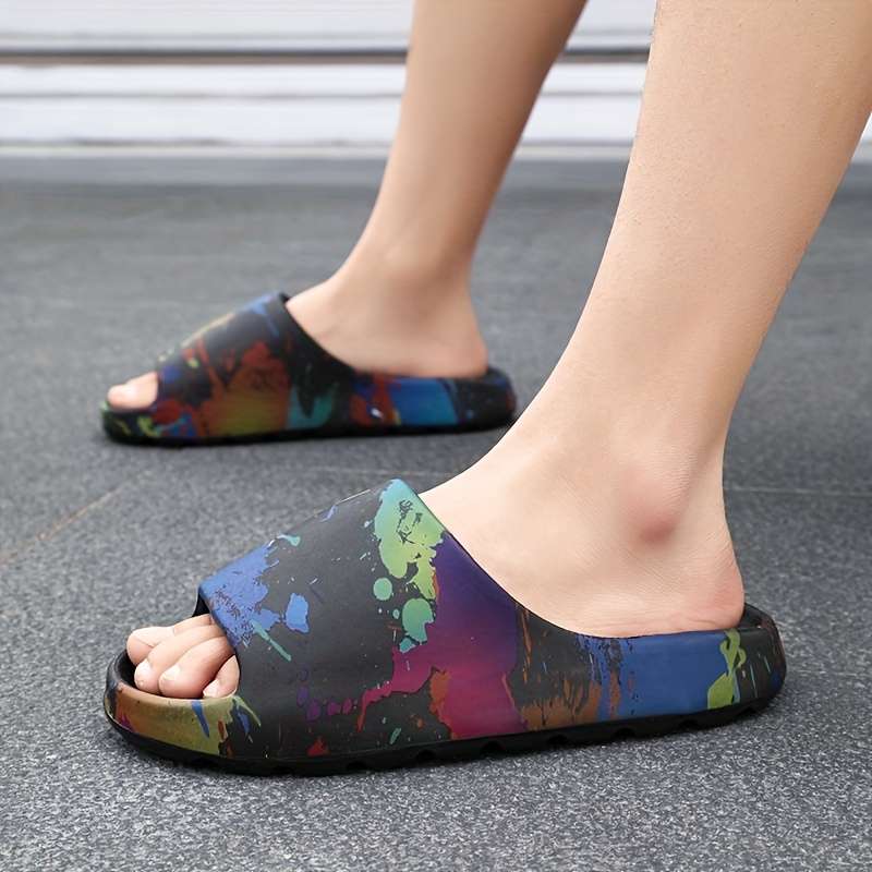 Men Slippers Summer Style Beige Color Size Uk 6.5 To 7